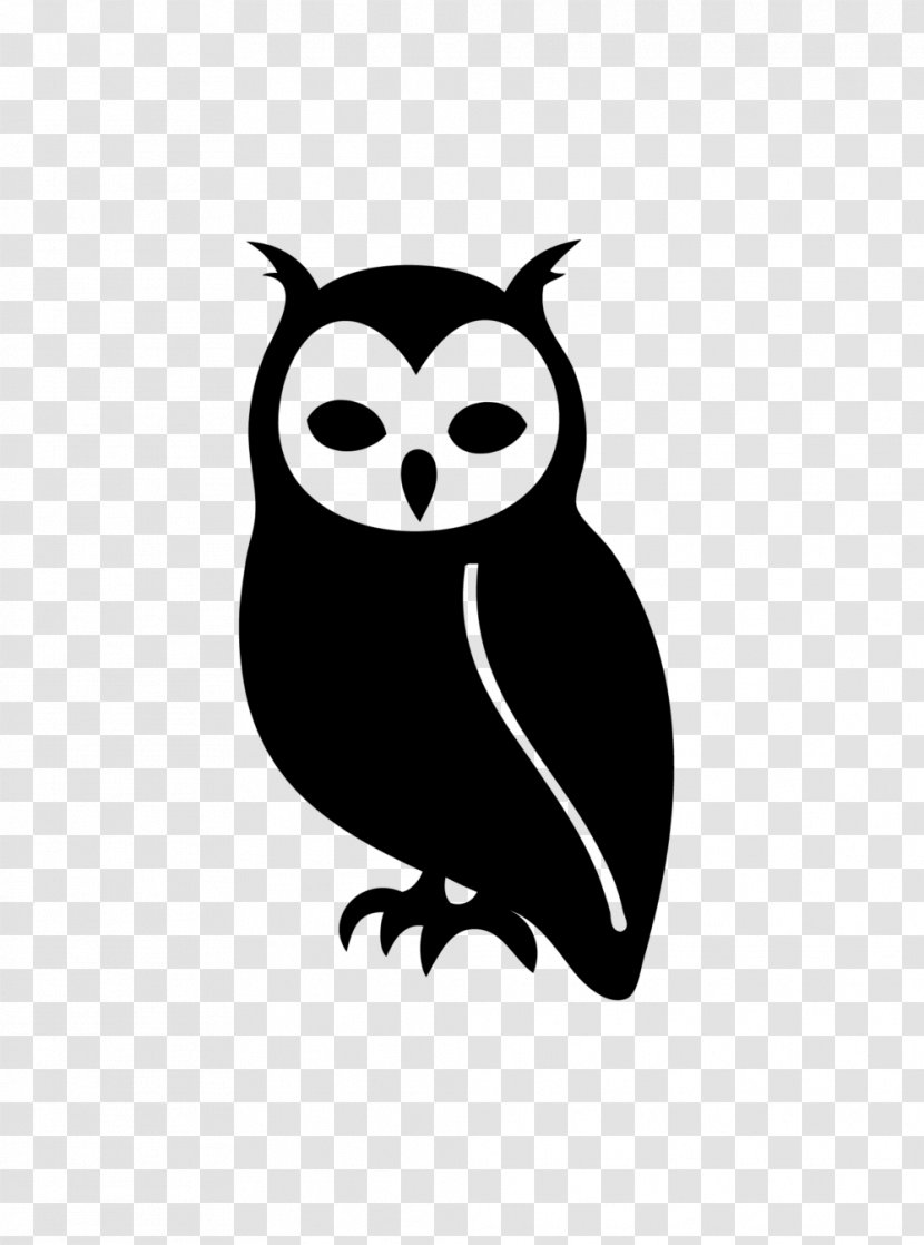Owl Silhouette Clip Art - Beak Transparent PNG