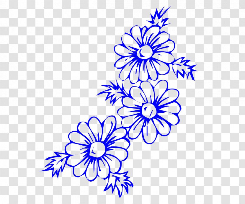Blue Flower . - Symmetry - Tree Transparent PNG
