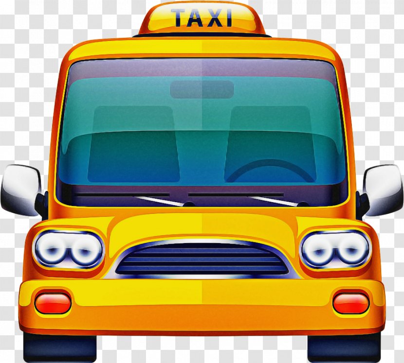 Cartoon School Bus - Minibus Model Car Transparent PNG