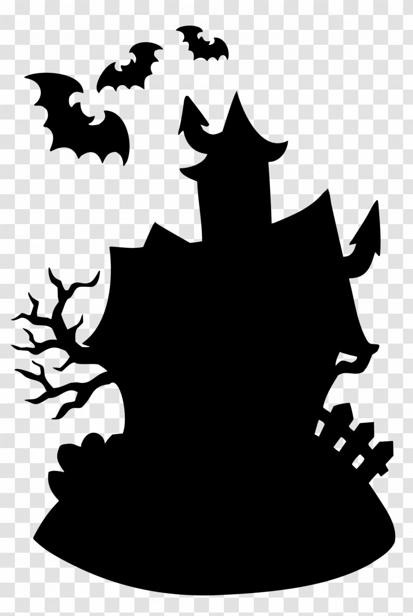 Halloween Costume Cartoon - Party - Bat Blackandwhite Transparent PNG