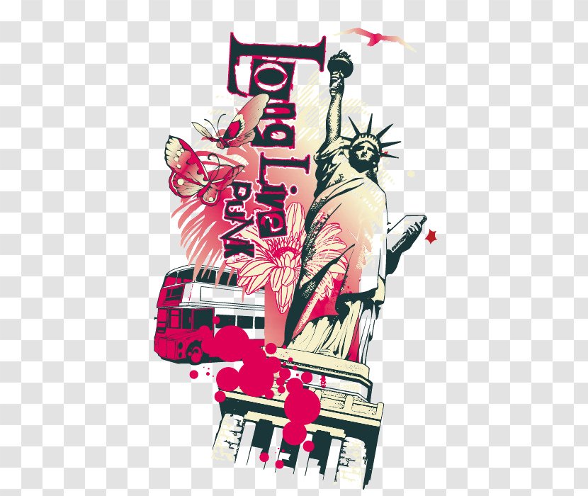 Statue Of Liberty T-shirt - Totem In New York Transparent PNG