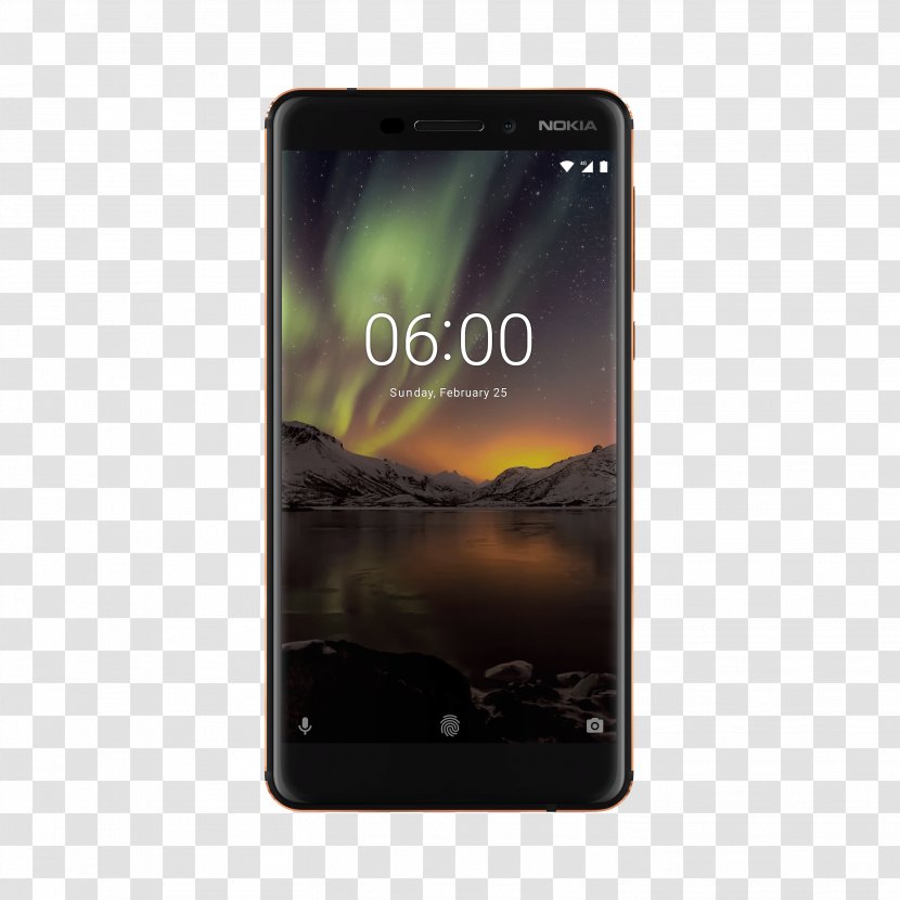 Nokia 6 (2018) Mobile World Congress Smartphone 諾基亞 - Hmd Global Transparent PNG
