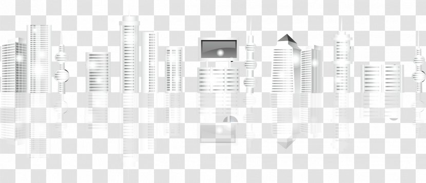 Brand White - Communication - City ​​building Transparent PNG