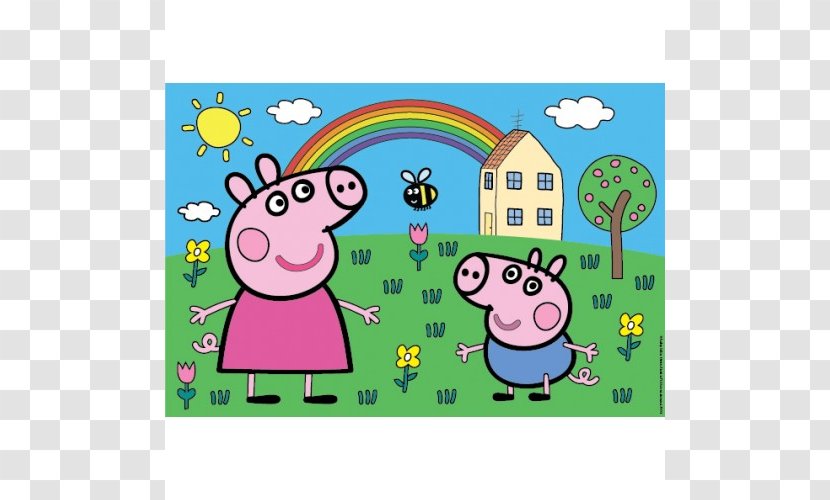 Canvas Art Painting Rosman Acrylic Paint - Poster - Peppa Ping Transparent PNG