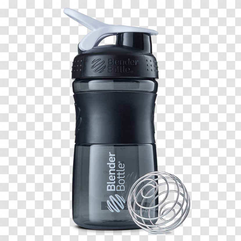 Cocktail Shaker Water Bottles Blender Tritan - Black - Sand Man Transparent PNG