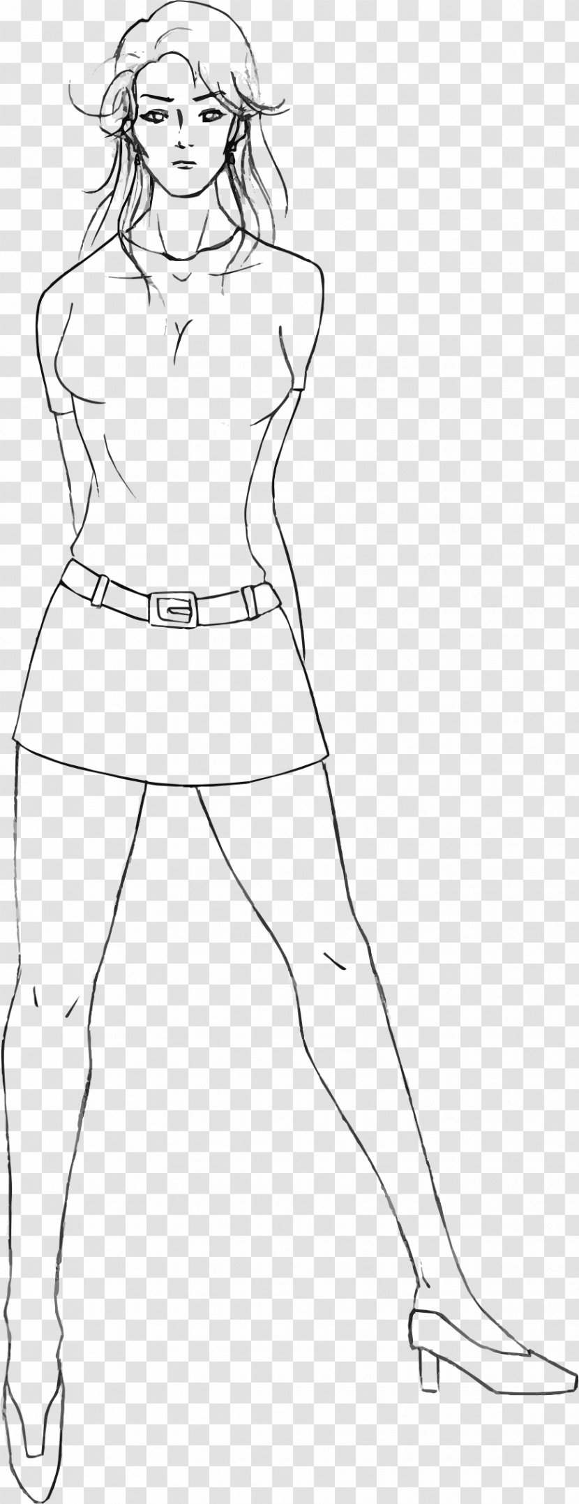 Line Art Drawing Sketch - Heart - Female Transparent PNG