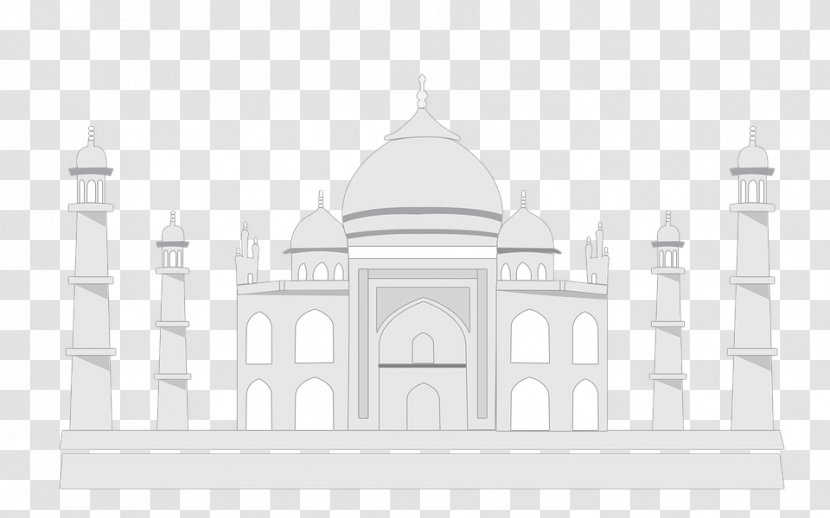 Taj Mahal Clip Art - Landmark Transparent PNG