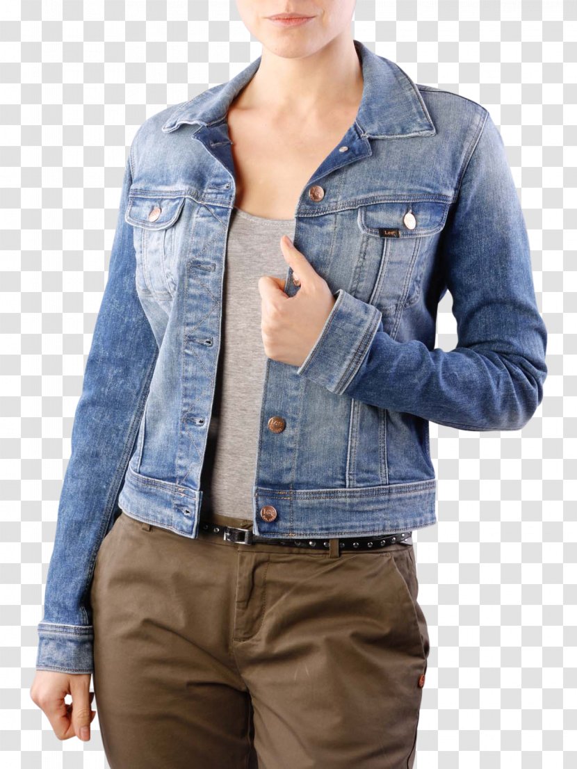 Jeans Jacket Denim Outerwear Lee - Material Transparent PNG