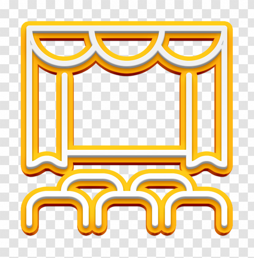 Cinema Icon Stage Icon Symbols Flaticon Emojis Icon Transparent PNG