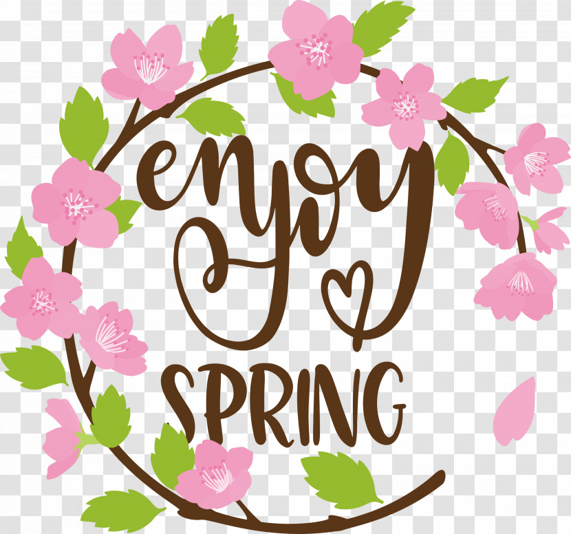 Enjoy Spring Spring Transparent PNG