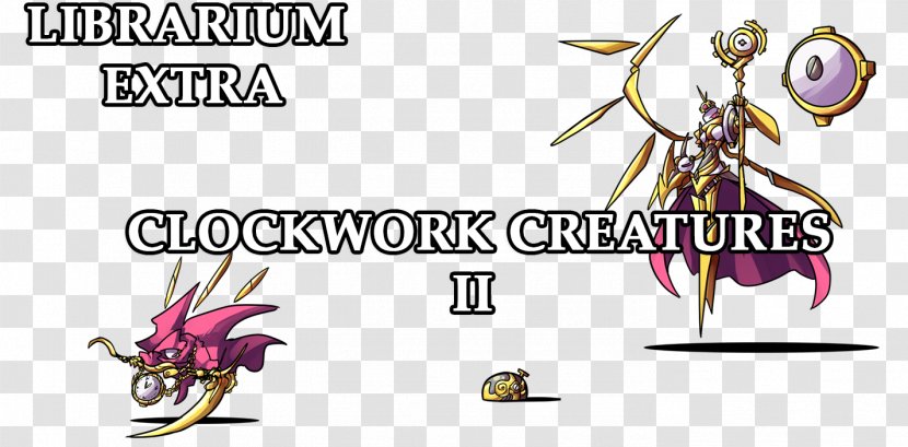 RPG Maker MV Sprite III. Clockwork Creations Legendary Creature - Text Transparent PNG