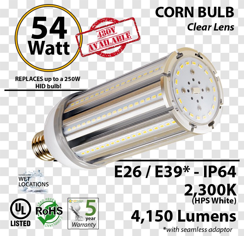 Incandescent Light Bulb LED Lamp Halogen Light-emitting Diode - Hardware - Annular Luminous Efficiency Transparent PNG