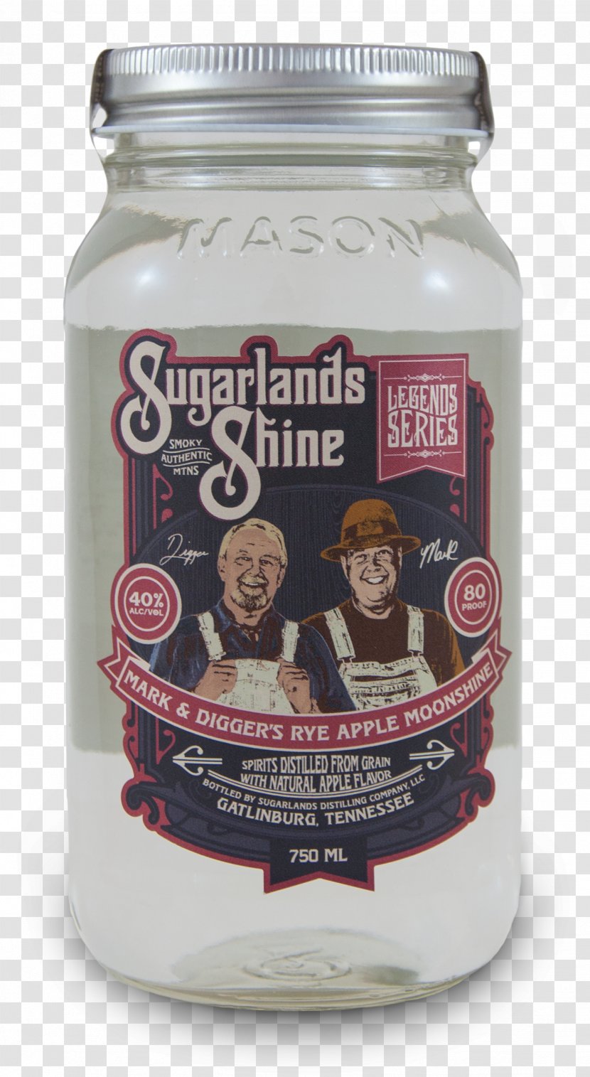 Moonshine Sugarlands Distilling Company Rye Whiskey The - Liqueur Transparent PNG