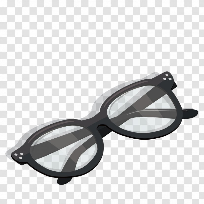 Icon - Eyewear - Vector Black Frame Transparent PNG
