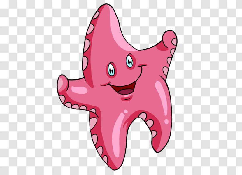 Starfish Tooth Octopus Clip Art - Watercolor Transparent PNG