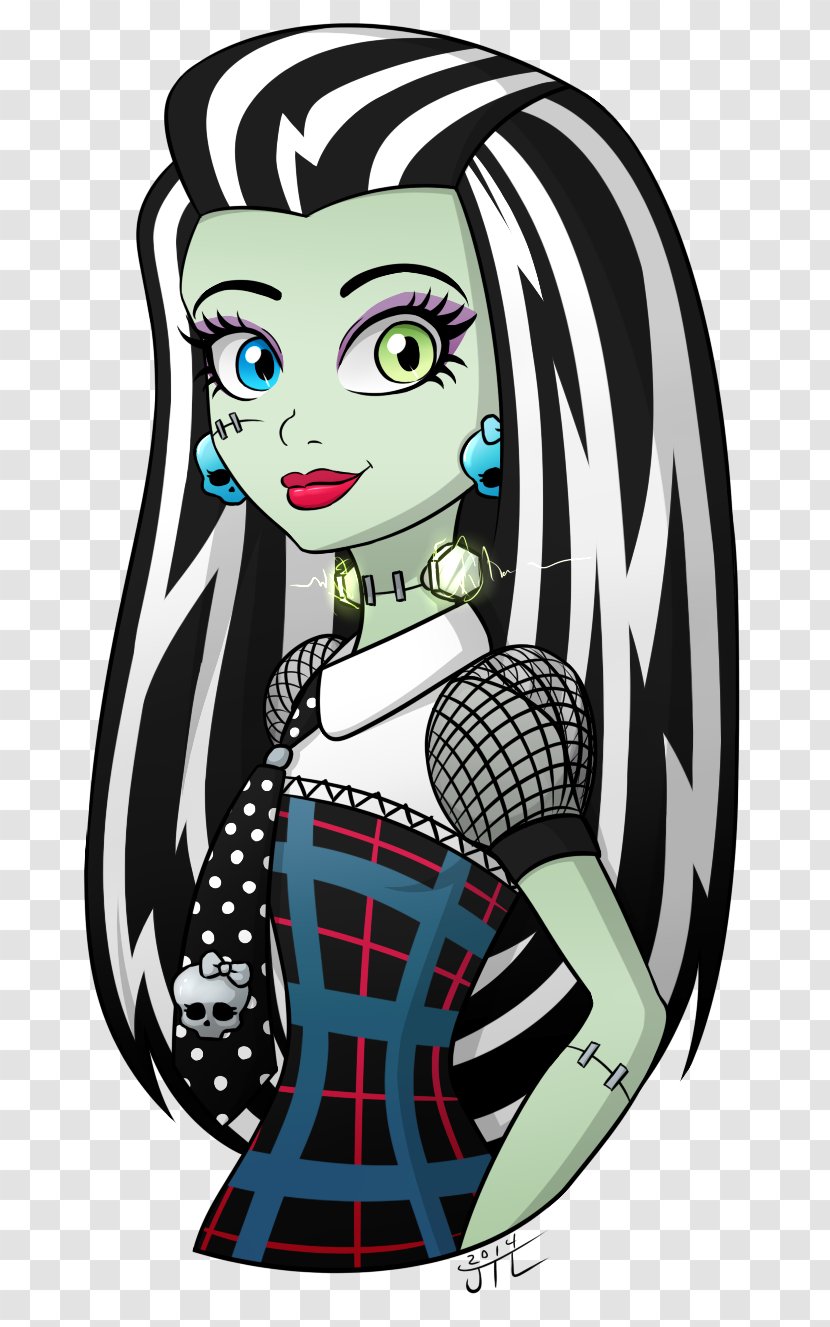 Frankie Stein Monster High Drawing - Mythical Creature Transparent PNG