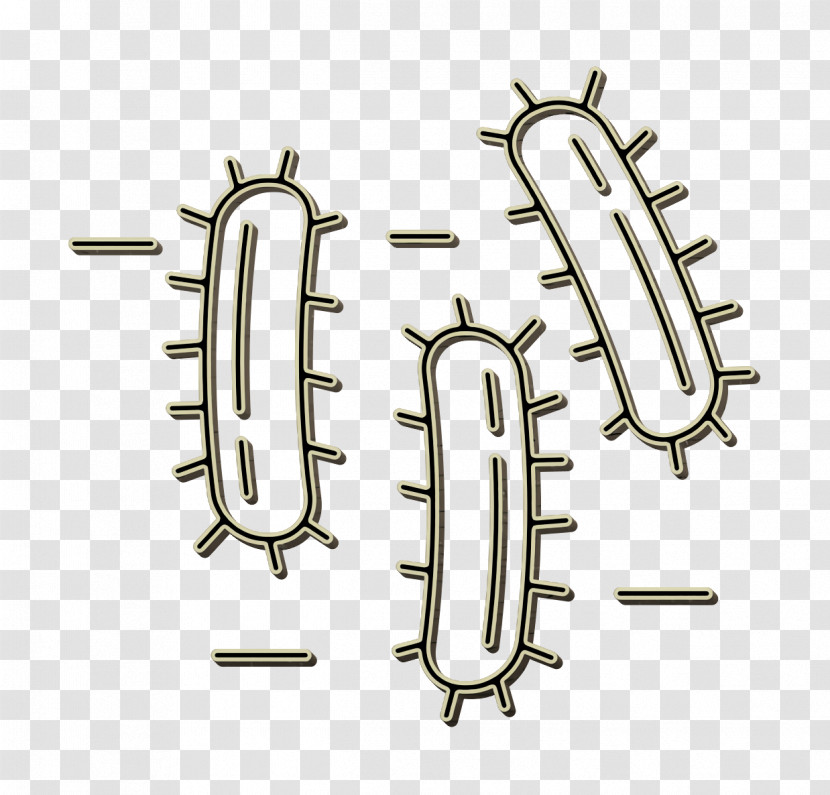 Virus Icon Human Body Parts Icon Three Bacteria Icon Transparent PNG