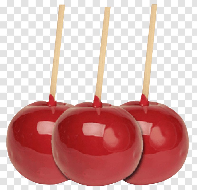 Candy Apple Lollipop Caramel - Food - Red Transparent PNG