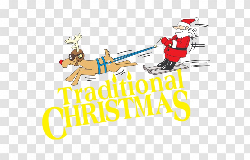 Santa Claus Reindeer Christmas Illustration - Clauss - Ski Transparent PNG