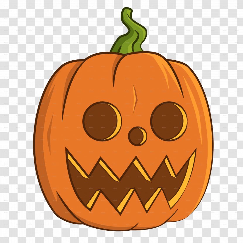 Jack Pumpkinhead Pumpkin Halloween Jack-o'-lantern - Winter Squash Transparent PNG