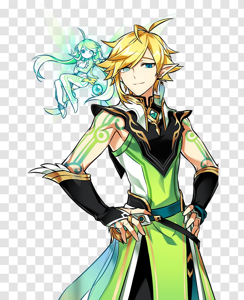 Elsword Art Atribut Ventus Character - Flower - Cartoon Transparent PNG