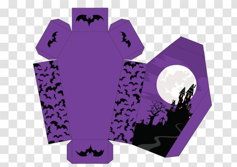 Halloween Paper Day Of The Dead Party Box - Convite - Coffin Transparent PNG