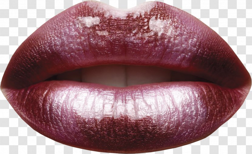 Lip Mouth Woman Kiss Wallpaper - Magenta - Image Transparent PNG