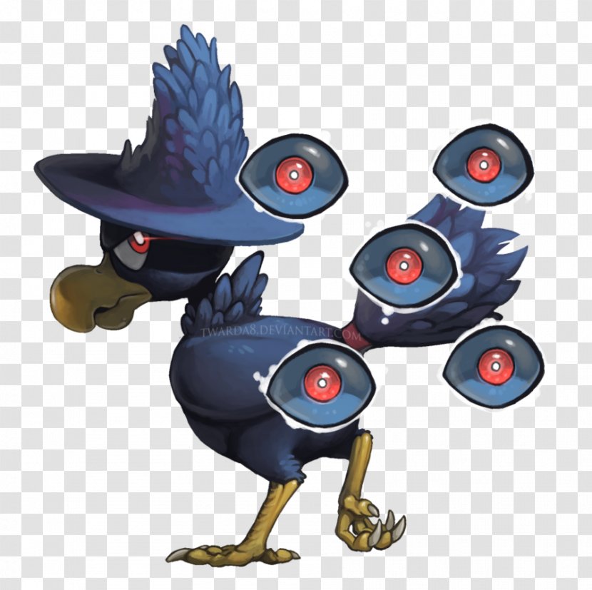 Pokémon Gold And Silver X Y Murkrow Bird - Video Game - Sun Flo Transparent PNG