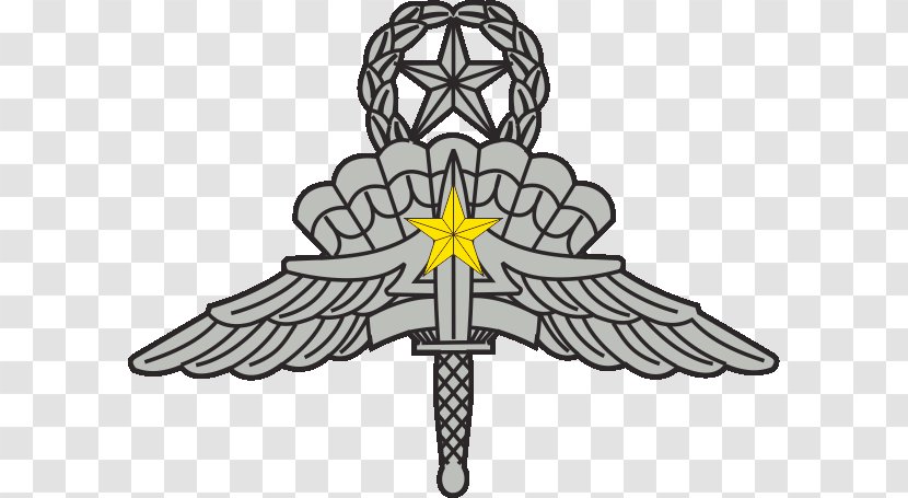 Military Freefall Parachutist Badge United States Army High-altitude Parachuting Combat Infantryman Transparent PNG