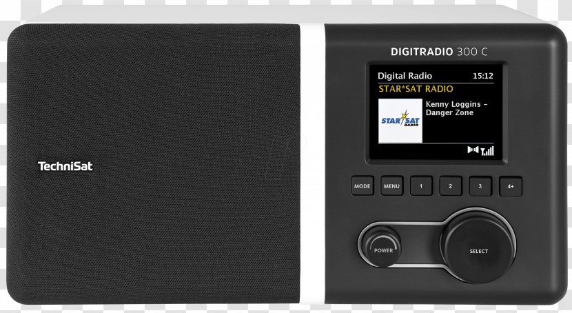 DAB+ Portable Radio TechniSat Digitradio 300 C AUX, DAB+, FM Anthracite Digital Broadcasting Audio Transparent PNG