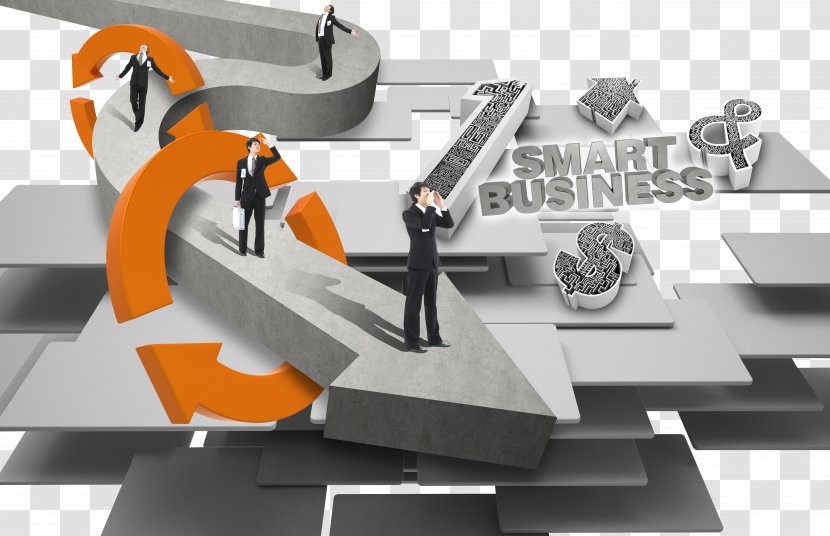 Education Poster Brand - Printing - Business Men And Arrows Ring Transparent PNG