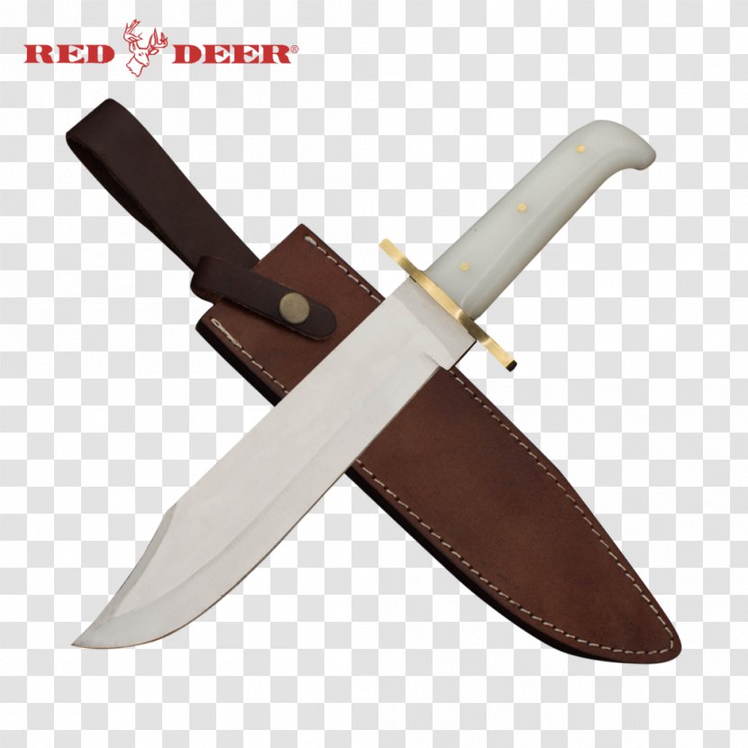 Bowie Knife Hunting & Survival Knives Utility Blade - Handle Transparent PNG