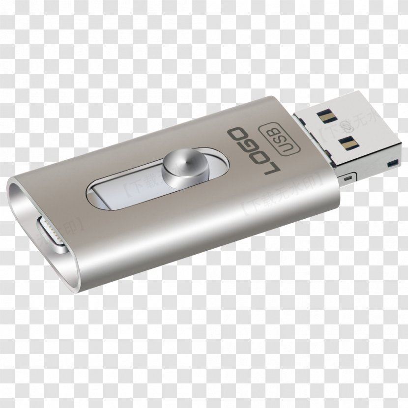 USB Flash Drives Computer Data Storage Lightning Transparent PNG