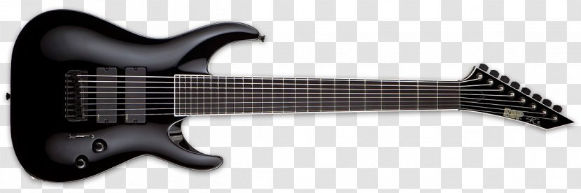 Seven-string Guitar ESP LTD EC-1000 Viper Guitars - Sevenstring Transparent PNG