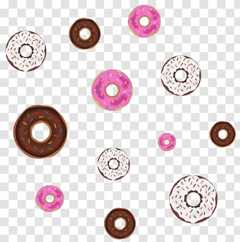 Desktop Wallpaper Donuts - Jewelry Making - Pink Donut Transparent PNG