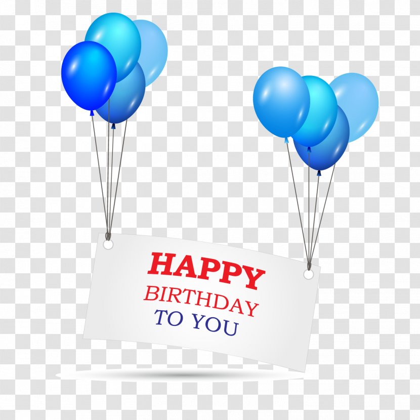 Clip Art - Poster - Vector Happy Birthday Transparent PNG