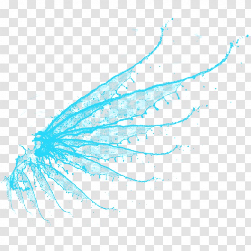 Wing Graphic Design Google Images - Aqua - Spray Wings Transparent PNG
