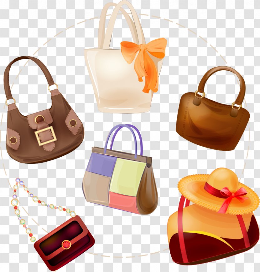 Royalty-free Stock Photography Illustration - Handbag - Vector Handbags And Hats Transparent PNG