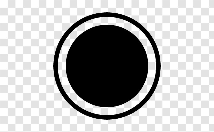 Circle Point Clip Art - Black Round Transparent PNG