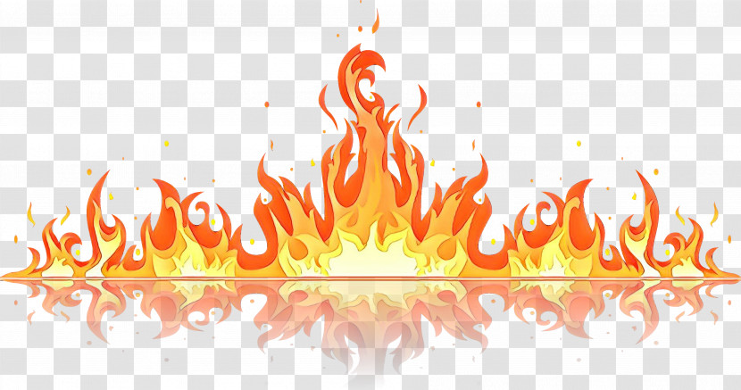 Flame Fire Text Heat Font Transparent PNG
