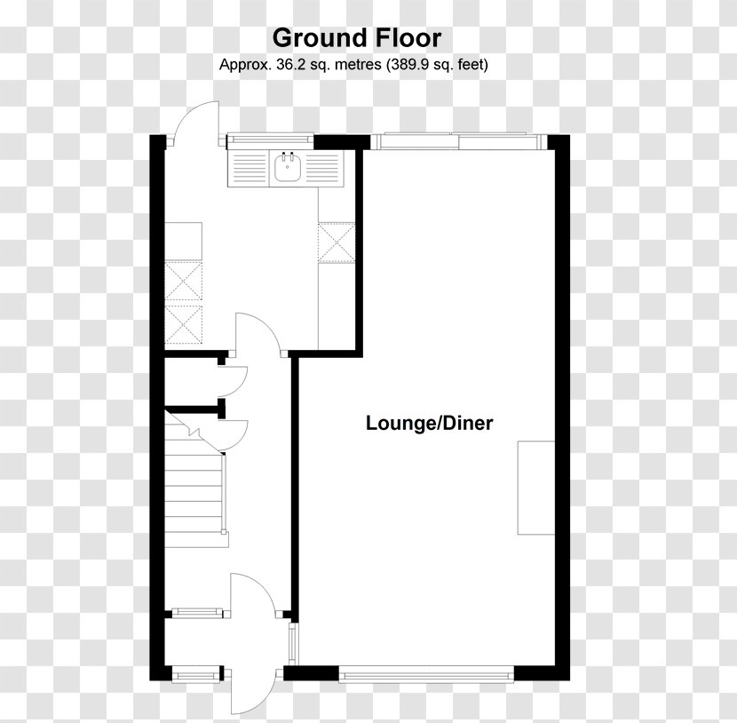 Floor Plan Tile House Ceiling - Door Transparent PNG