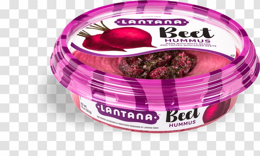 Lantana Hummus Food Flavor - Austin - Beetroot Transparent PNG