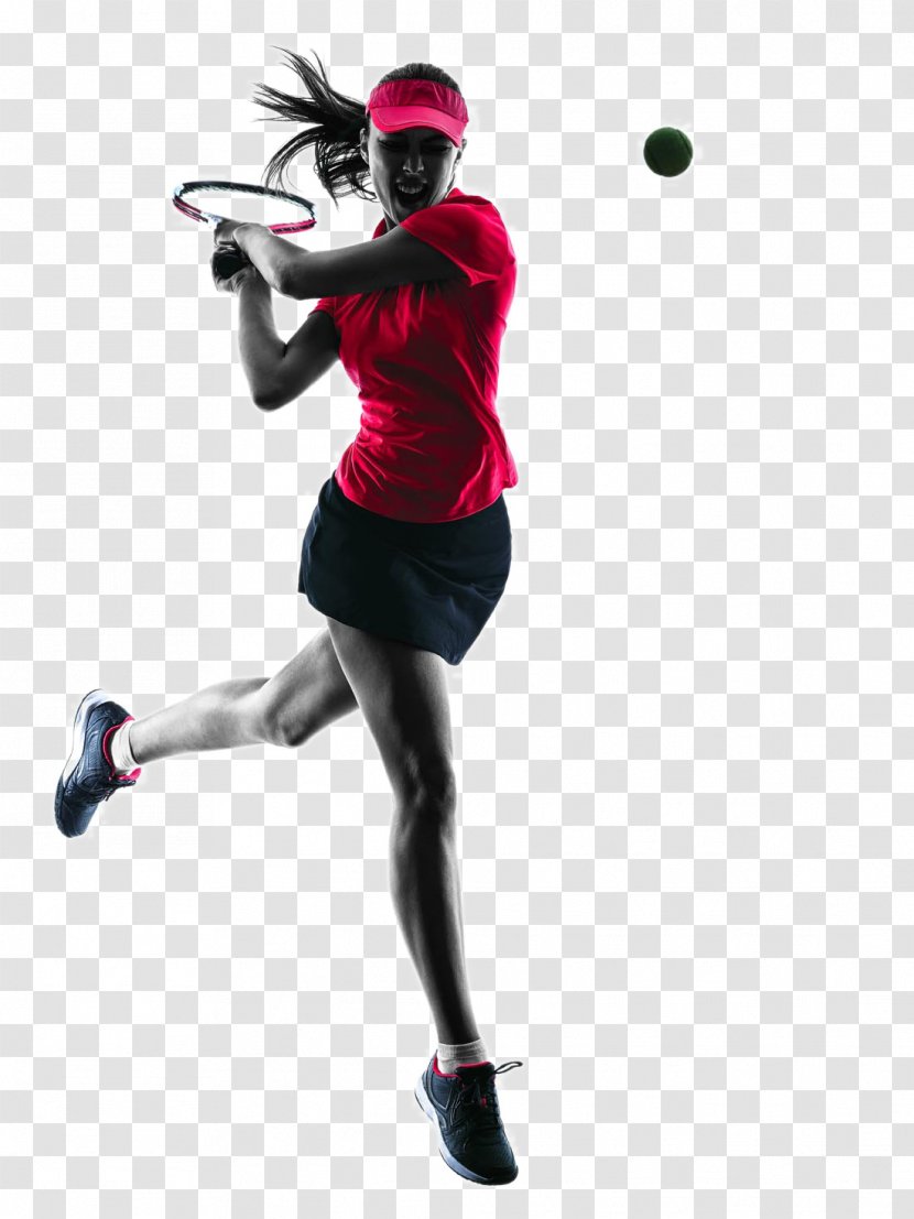 Tennis Icon - Knee - Player Backlit Photo Transparent PNG
