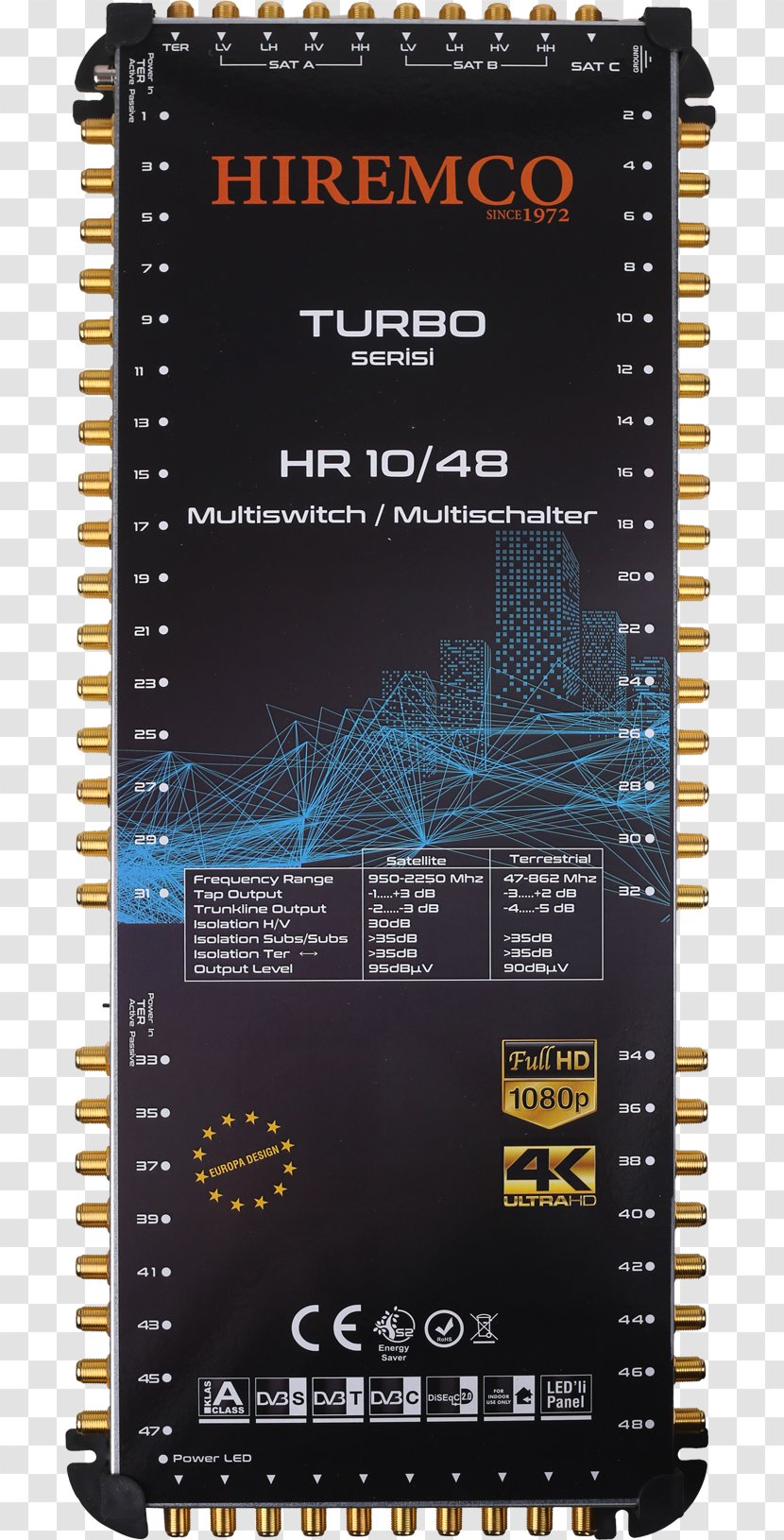 Multiswitch DiSEqC DVB-T Satellite Television Digital Video Broadcasting - Electronics - Recever Transparent PNG