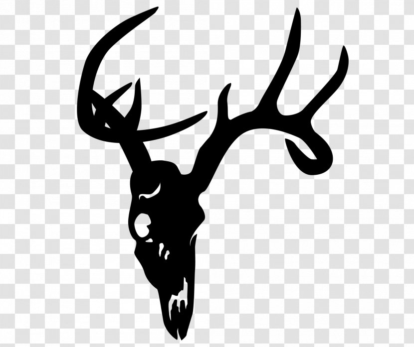 White-tailed Deer Elk Skull Clip Art - Decal - Head Transparent PNG