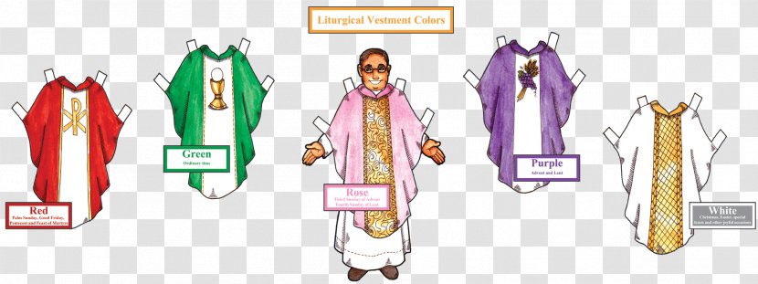 Vestment Advent Sunday Father Liturgy - Cartoon - Palm Transparent PNG