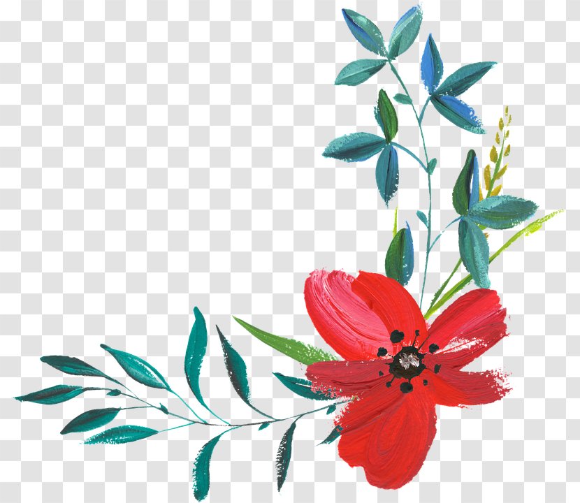 Watercolor: Flowers Watercolor Painting Image Vector Graphics - Plant Stem - Flower Transparent PNG