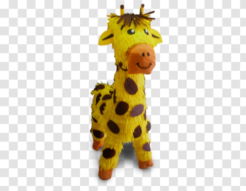 Giraffe Stuffed Animals & Cuddly Toys Plush Terrestrial Animal - Mammal - Pinata Transparent PNG