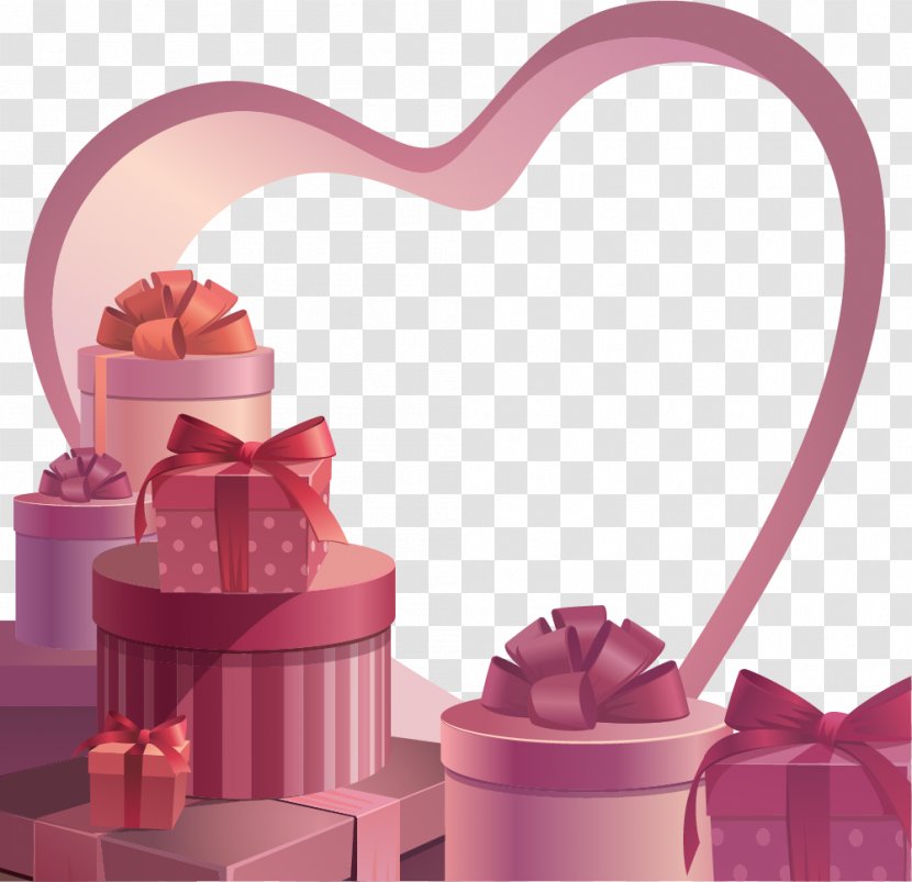 Valentine's Day Love New Year Clip Art - Pink Transparent PNG