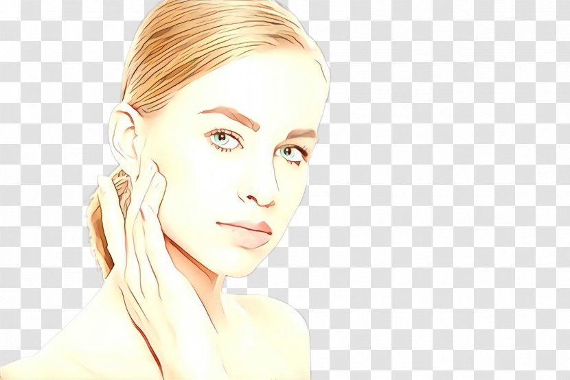 Face Hair Skin Eyebrow Chin - Beauty Forehead Transparent PNG